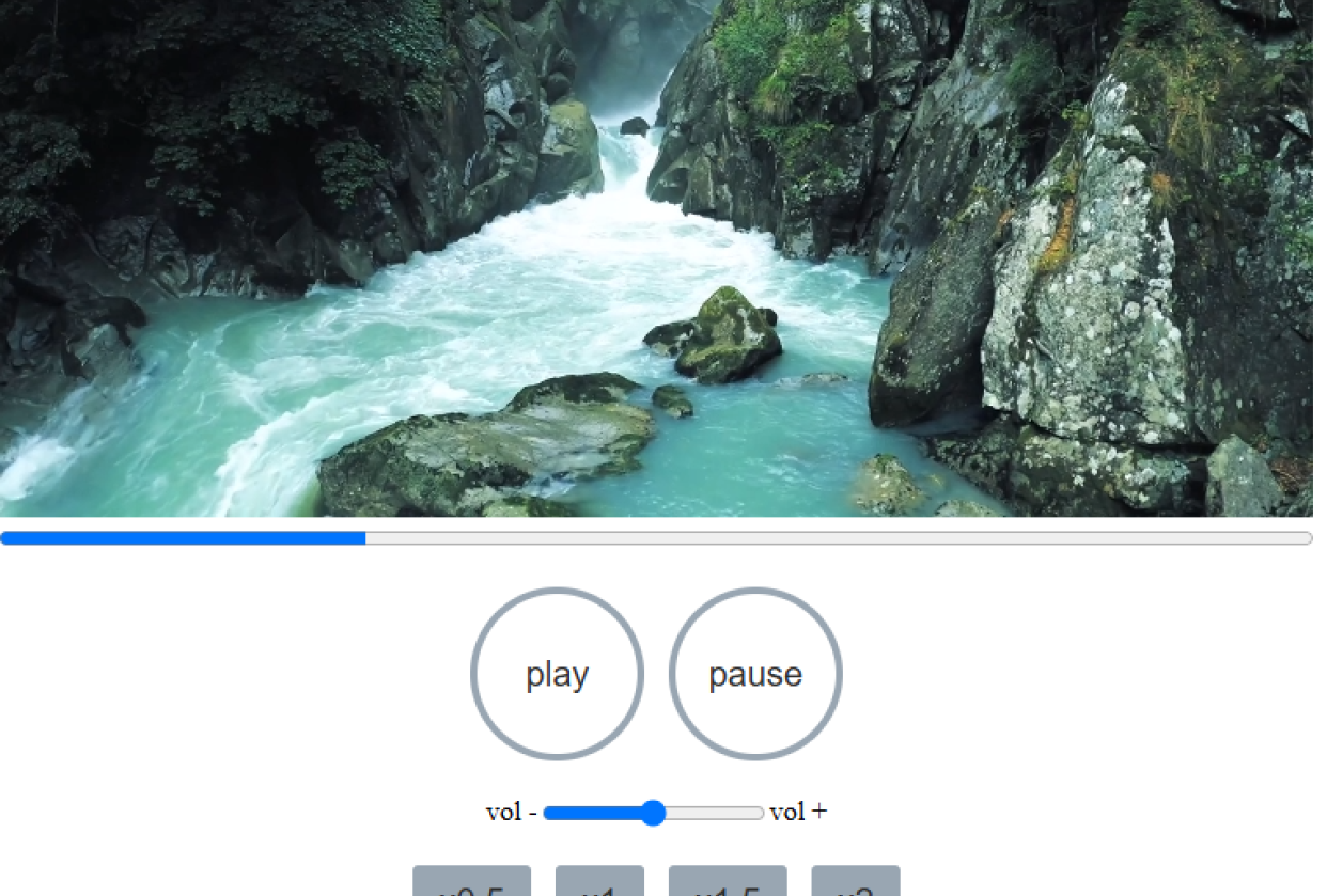 modern JS part 1 - video player - student project