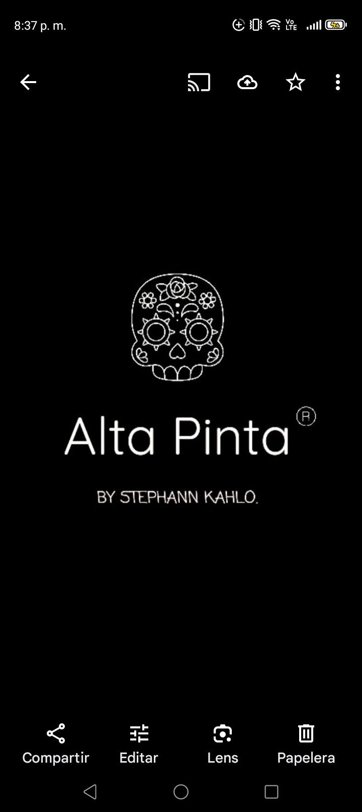 Alta pinta - student project