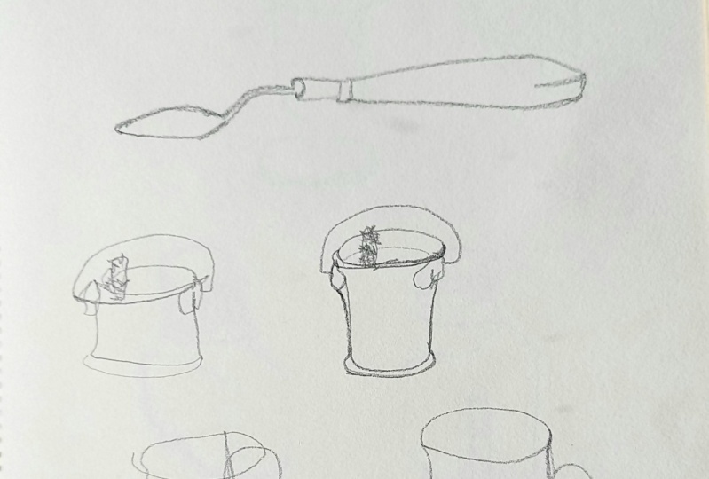Blind contour drawings