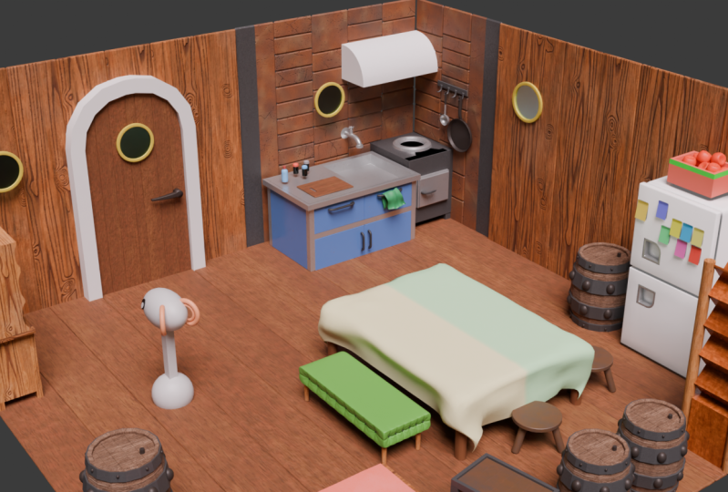Ship's kitchen