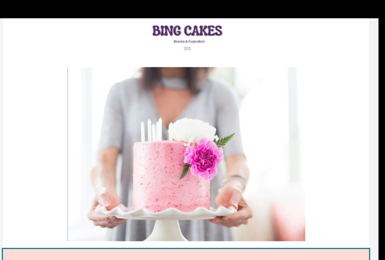 my first email template - student project