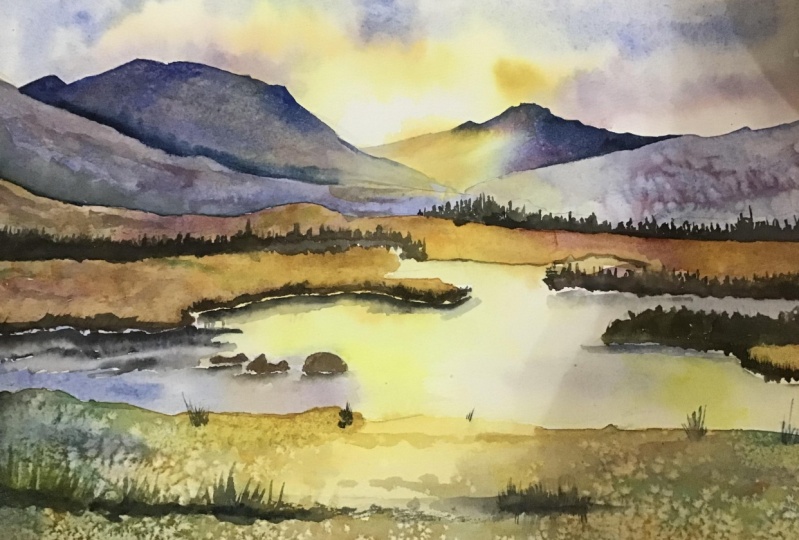 Mountain sunrise