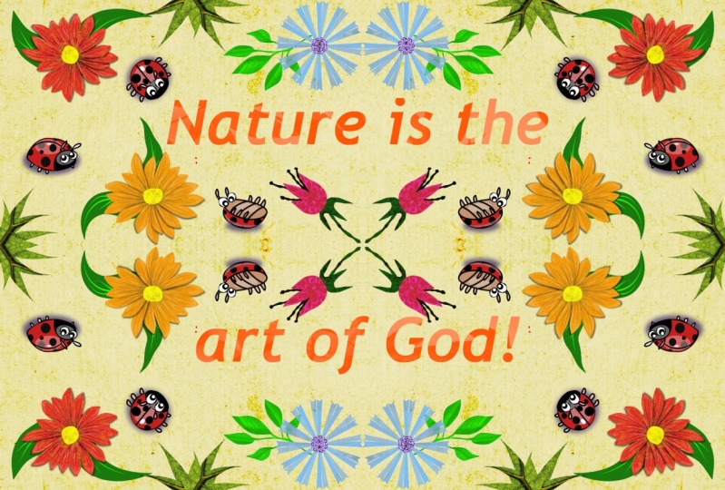 God is the perfect artist!