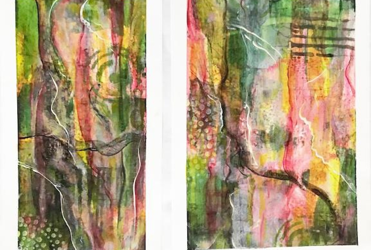 First creations on Mineral Paper - student project