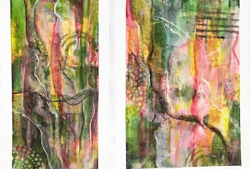 First creations on Mineral Paper