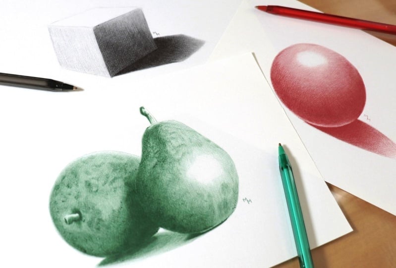 How to Shade with Ballpoint Pen for Beginners