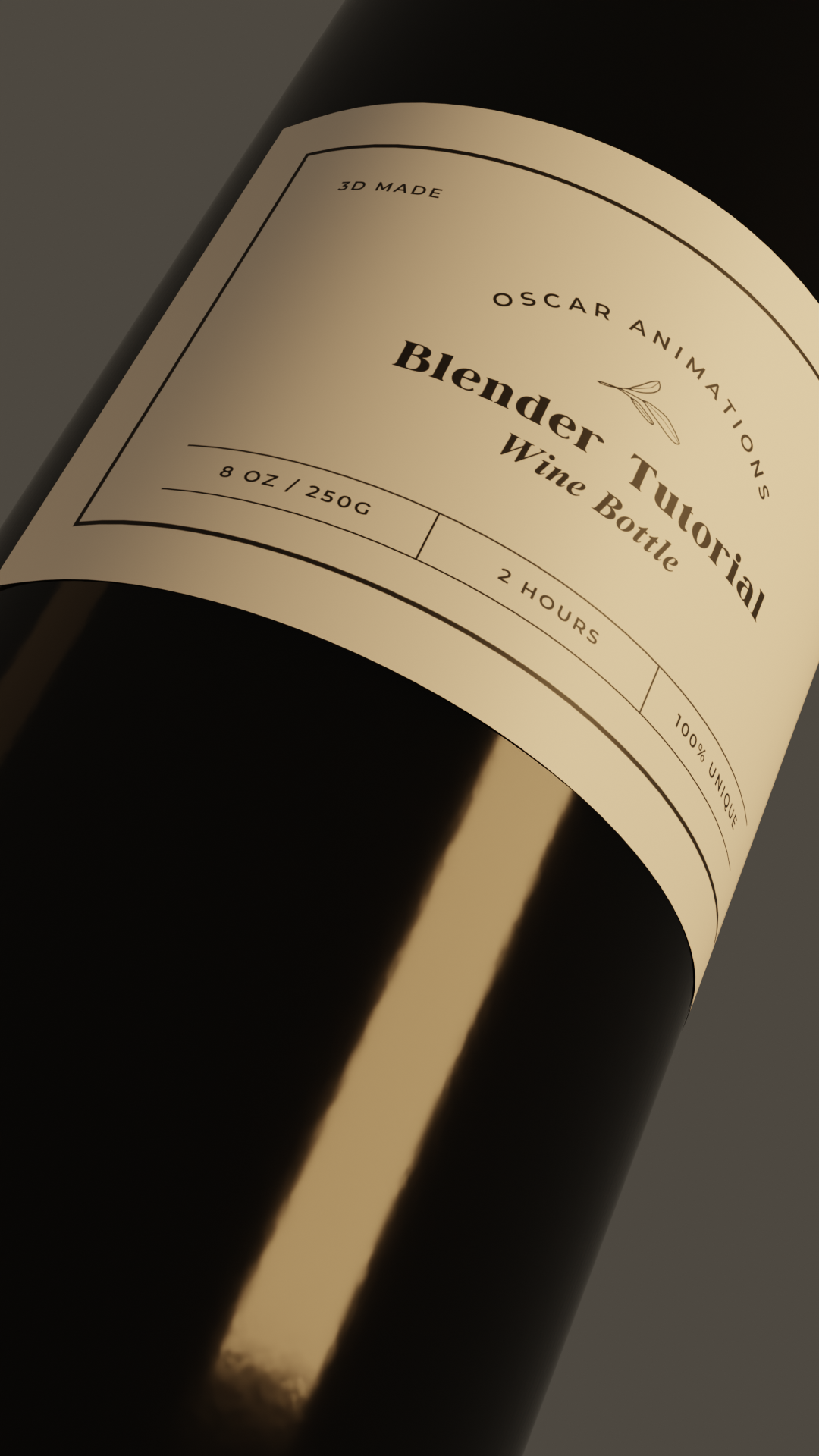 Wine Bottle Animation Very Cool