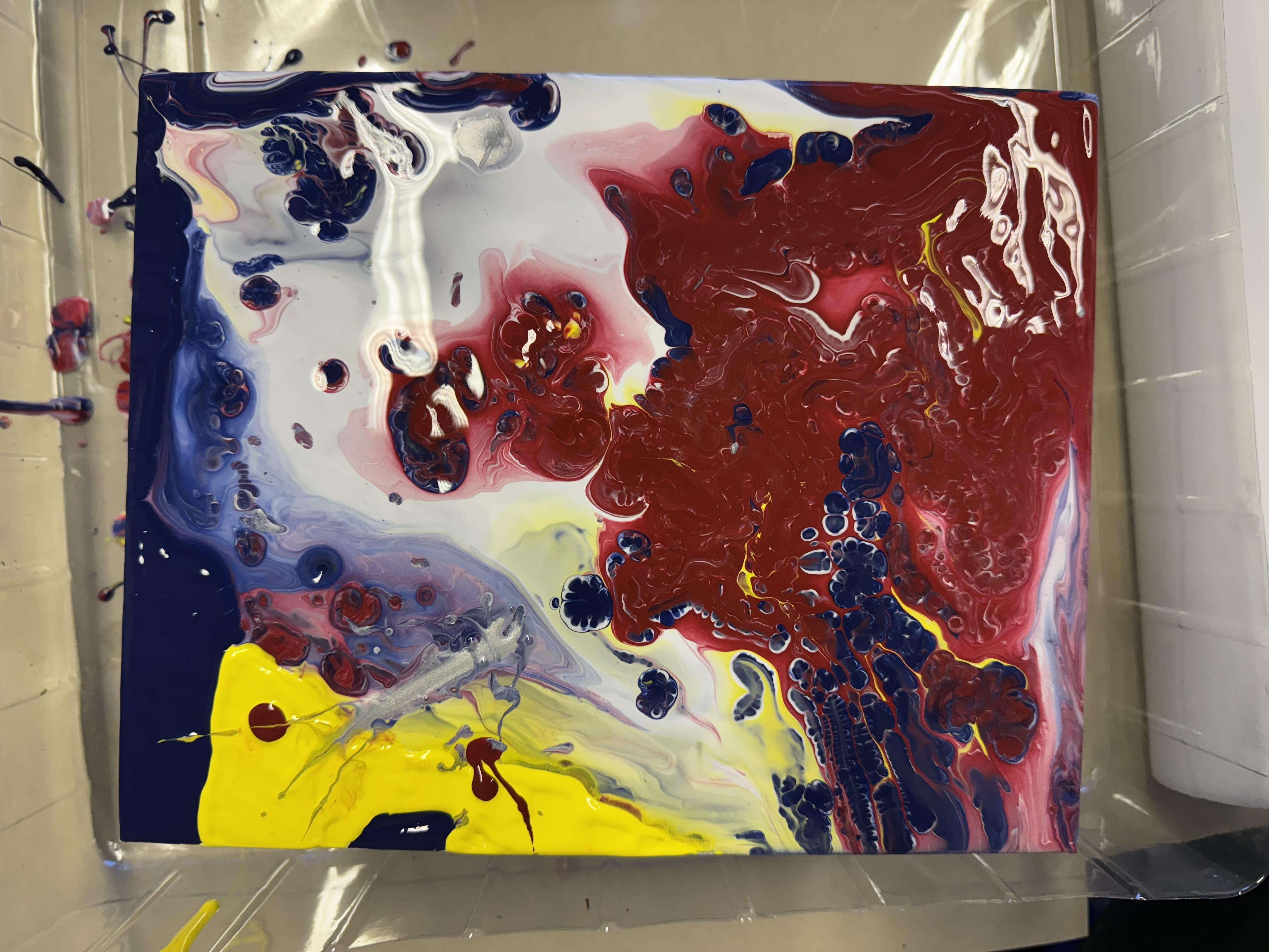 Dirty Pour Without Medium - student project