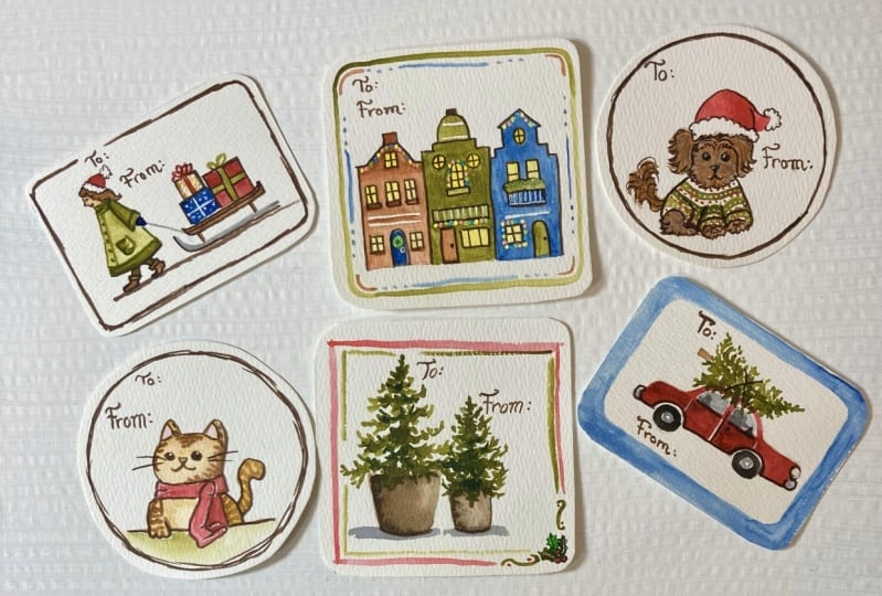 Christmas tags 2024