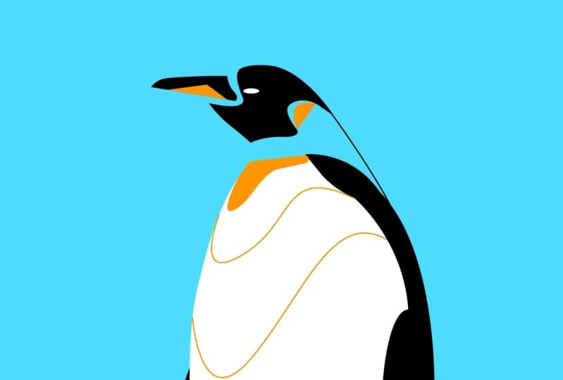 Ilustraciones geométricas de animales