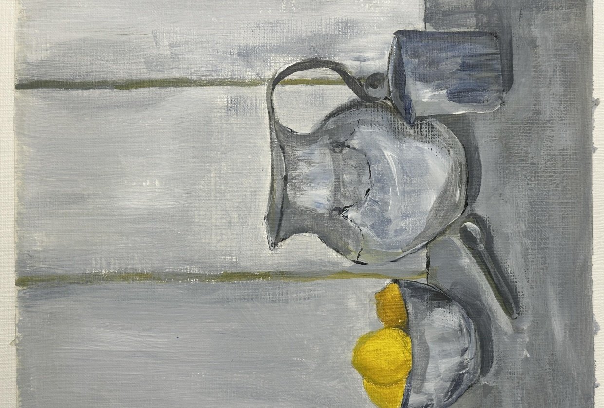How to paint still life - student project