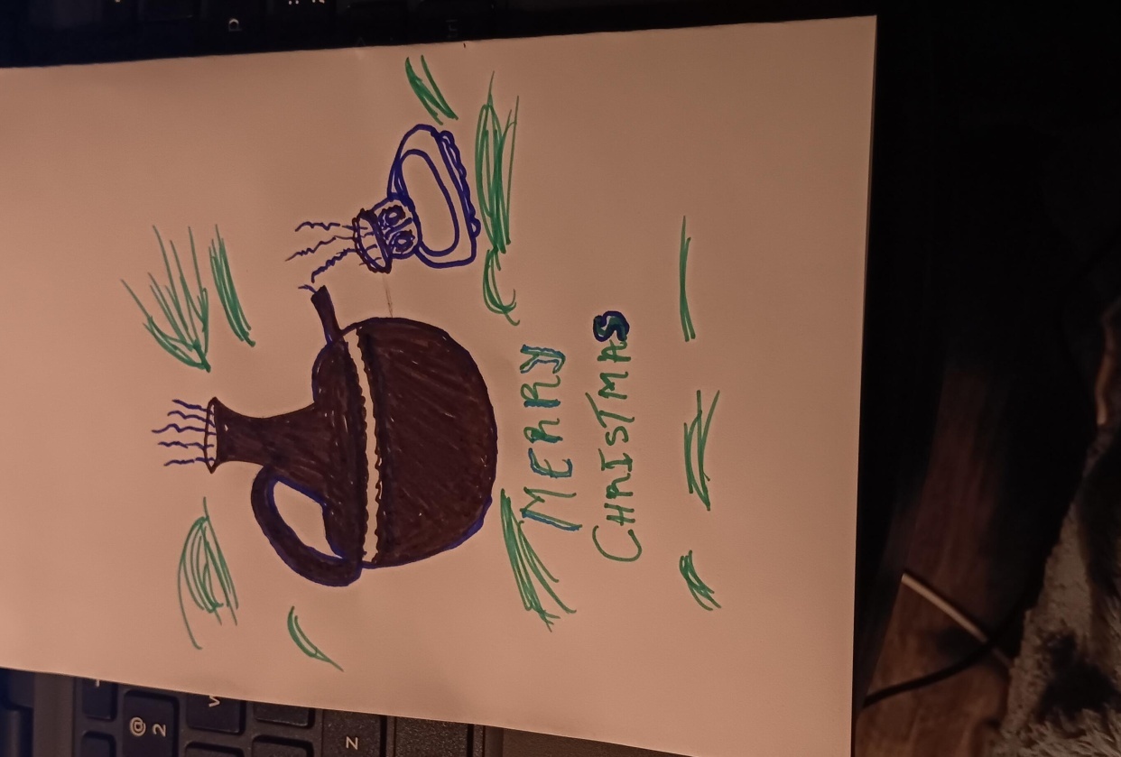 Christmas card - student project