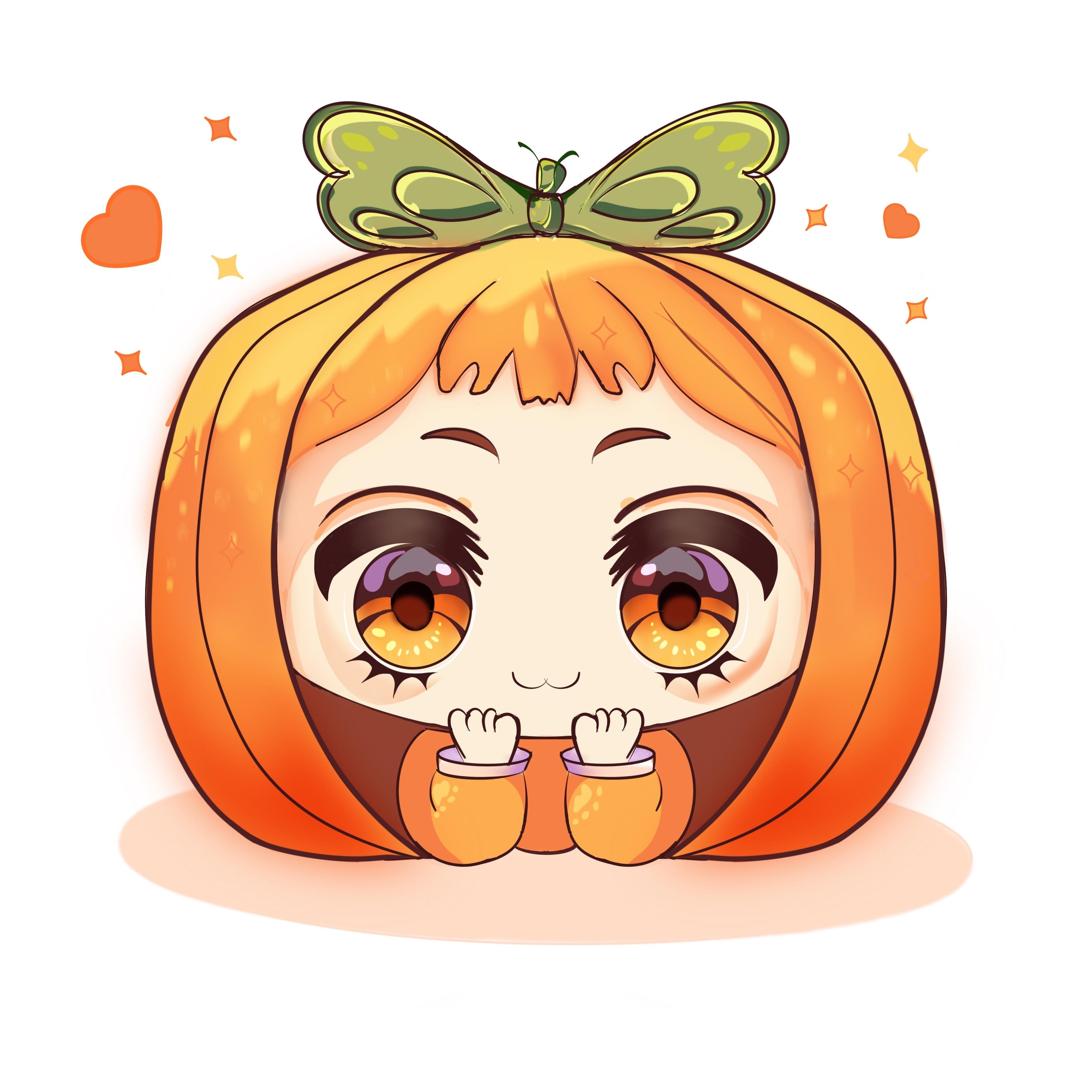 Pumpkin girl @ procreate - student project