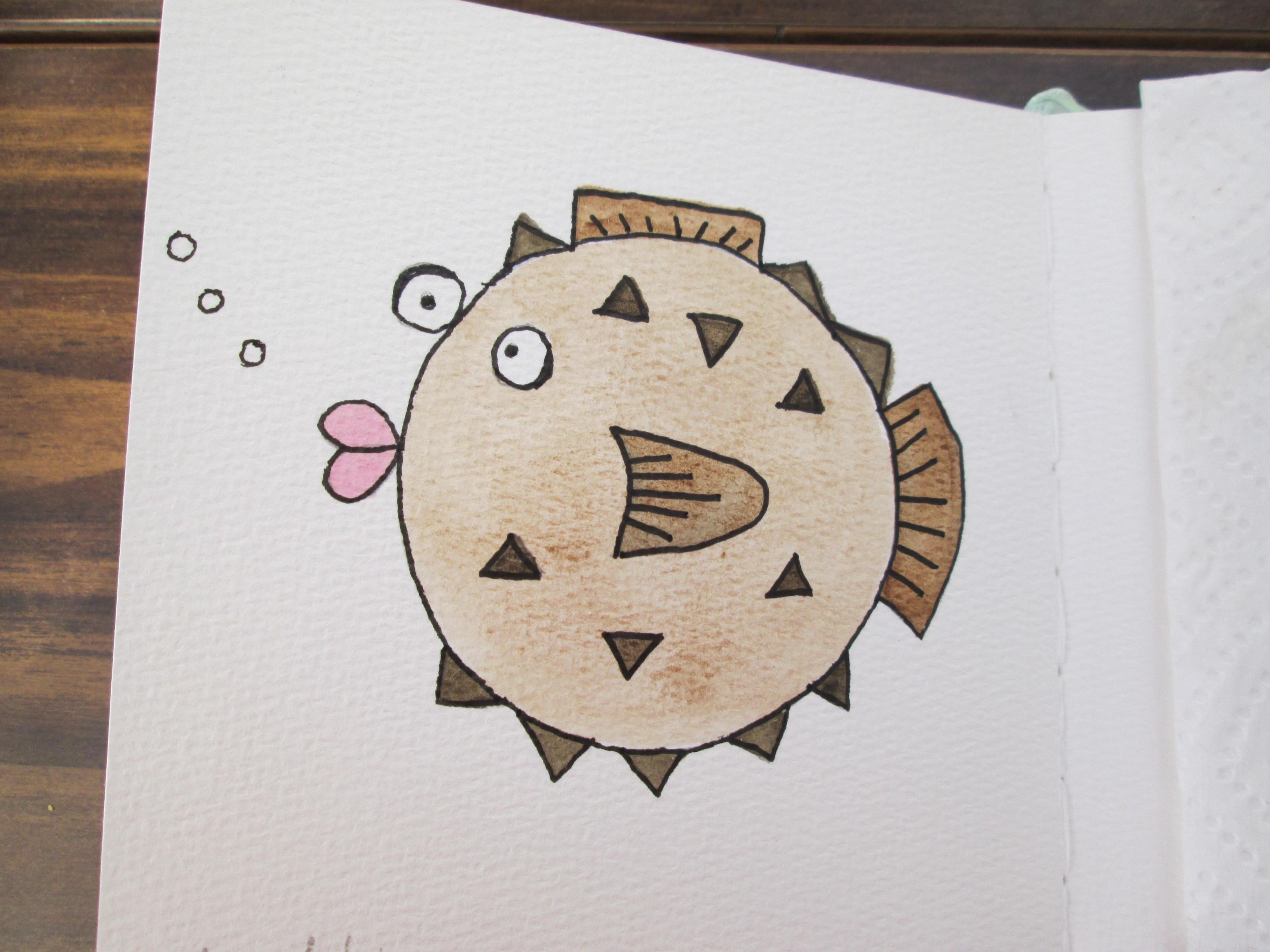 Pretending to Be a Kid Again - Pufferfish! - student project