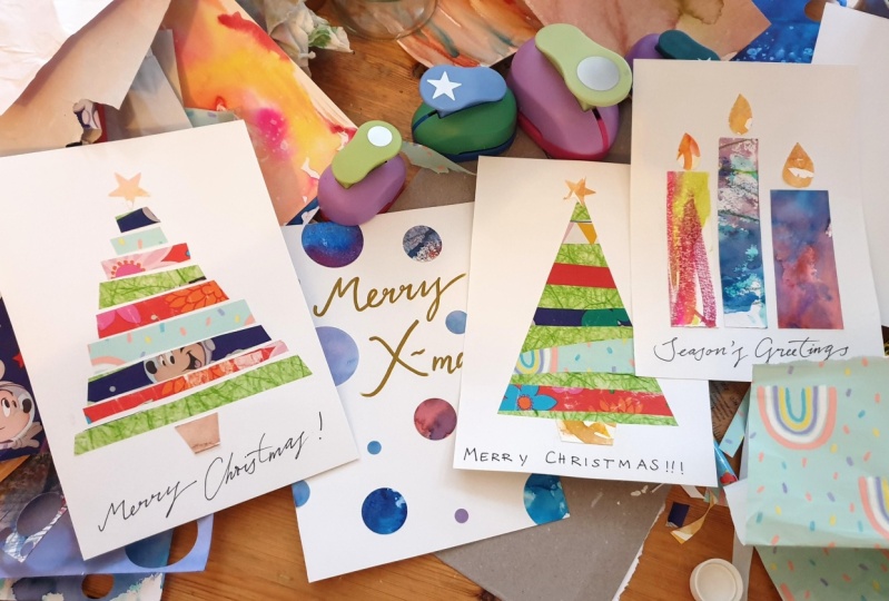 Recycle X-Mas cards