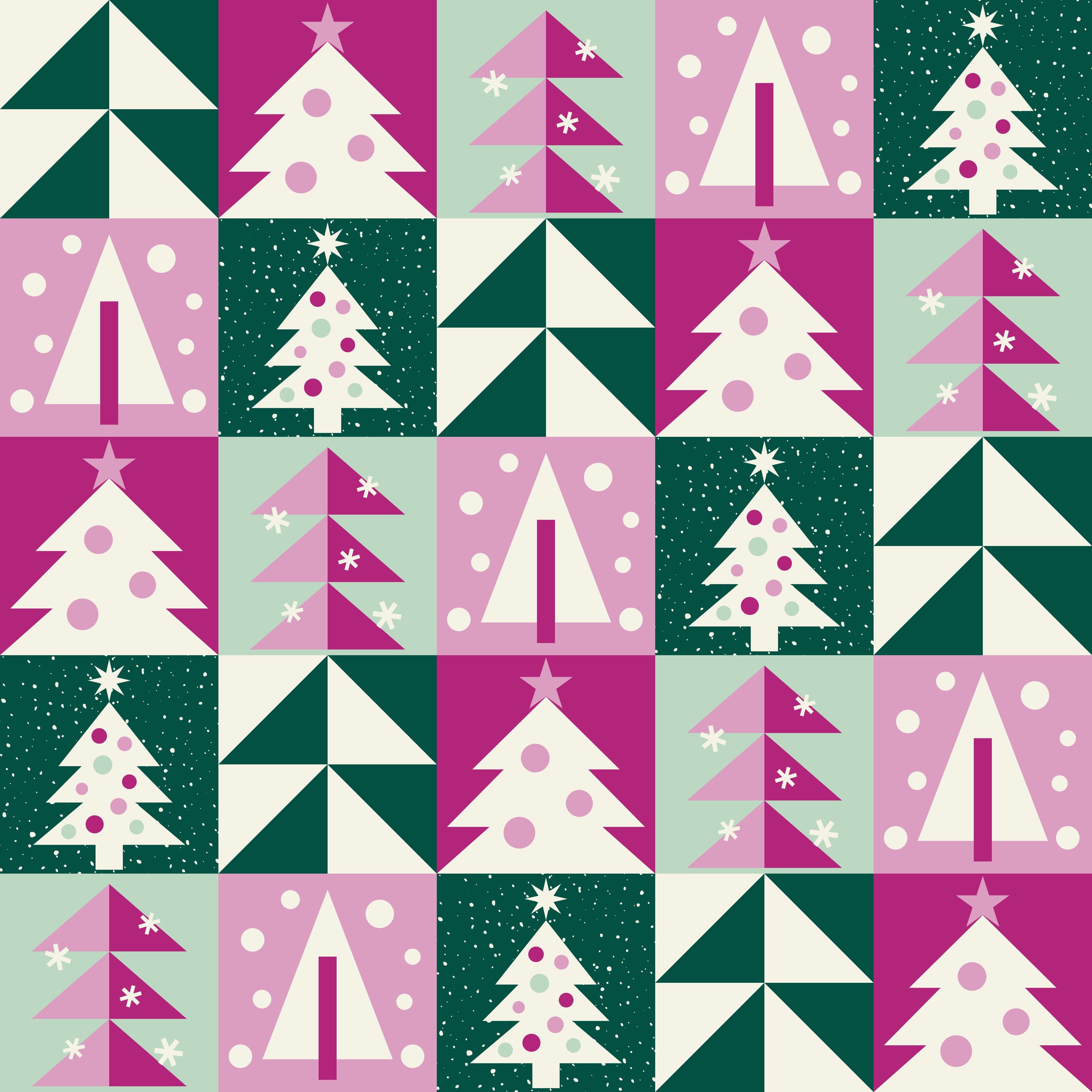 Checkered Christmas - student project
