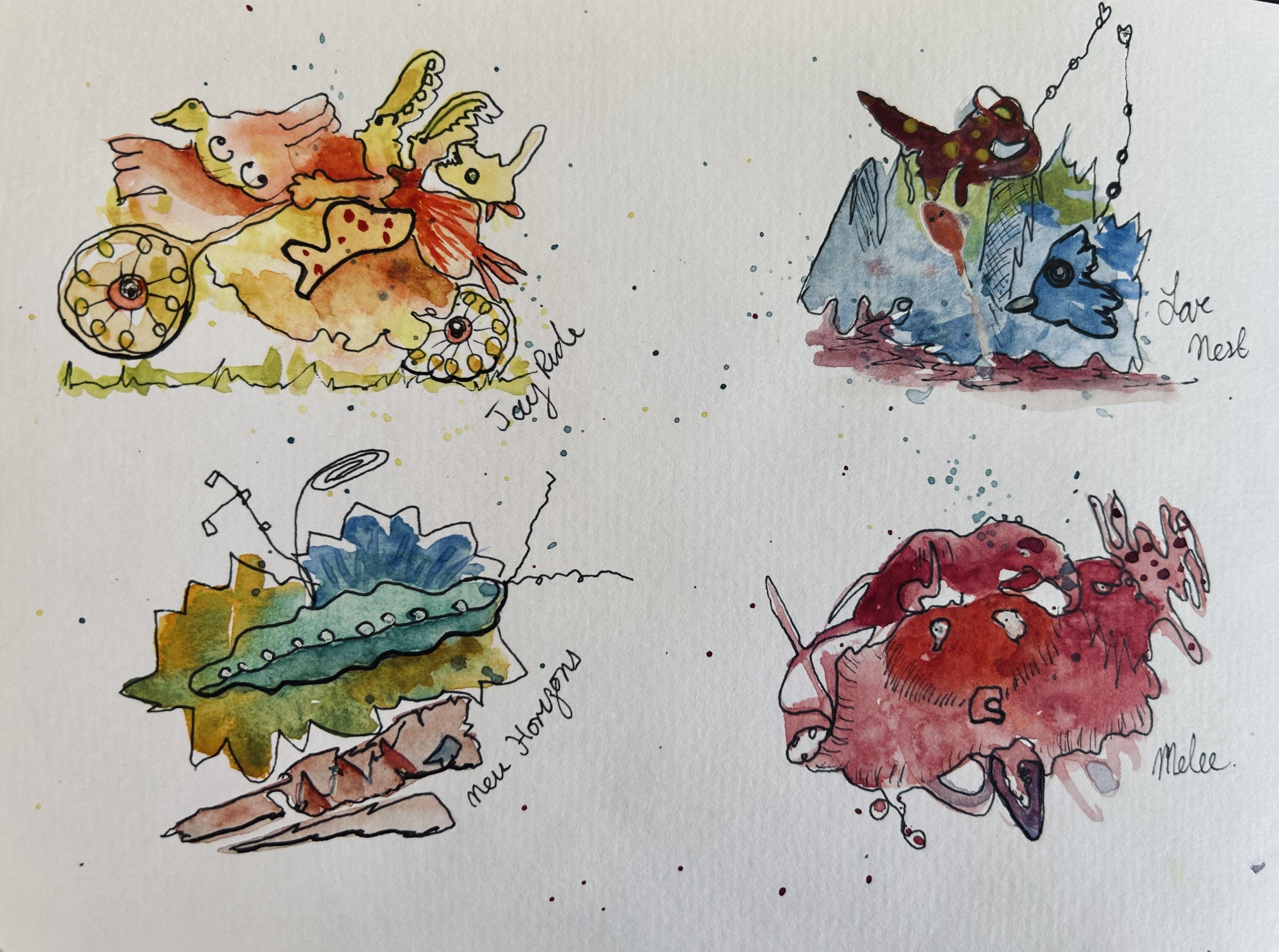 Draw what you see doodle - student project