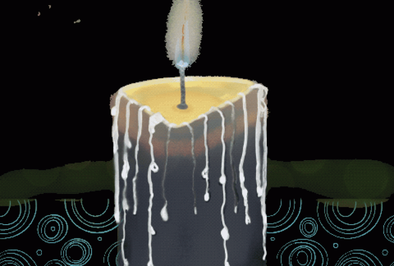 Christmas candle