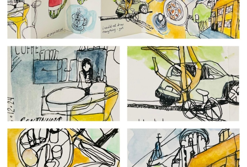 Easy Watercolor Art Journaling: No Effort Drawing