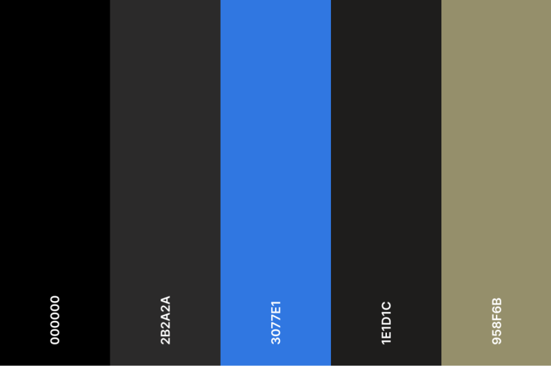 Colour palette of my previous Project