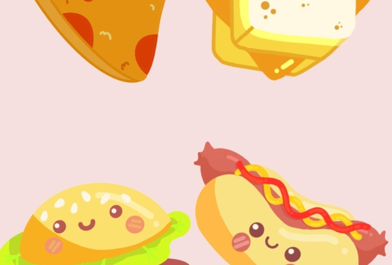 Kawaii fast food