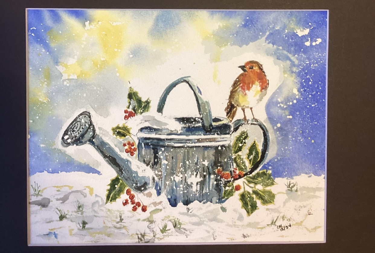 Winter Robin a Carrie McKenzie tutorial - student project