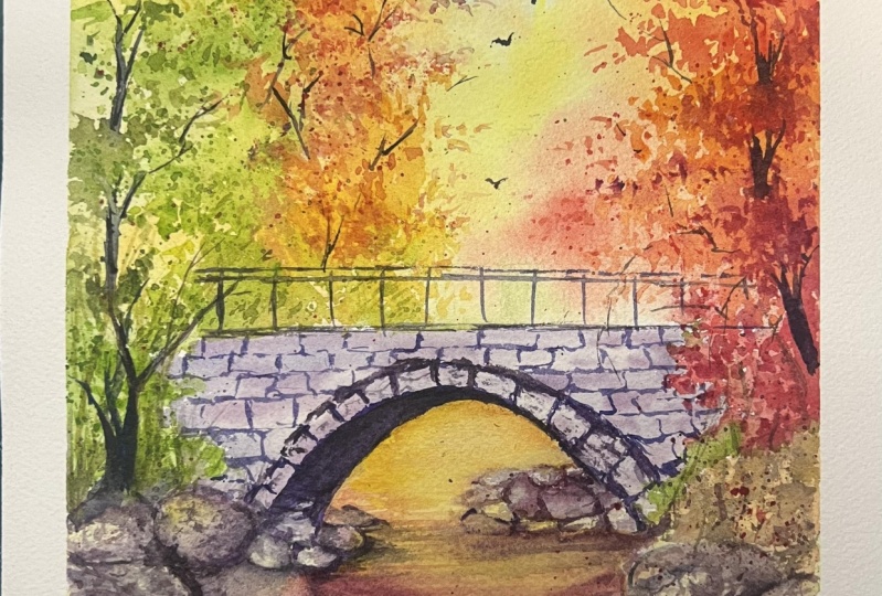 Fall over the bridge
