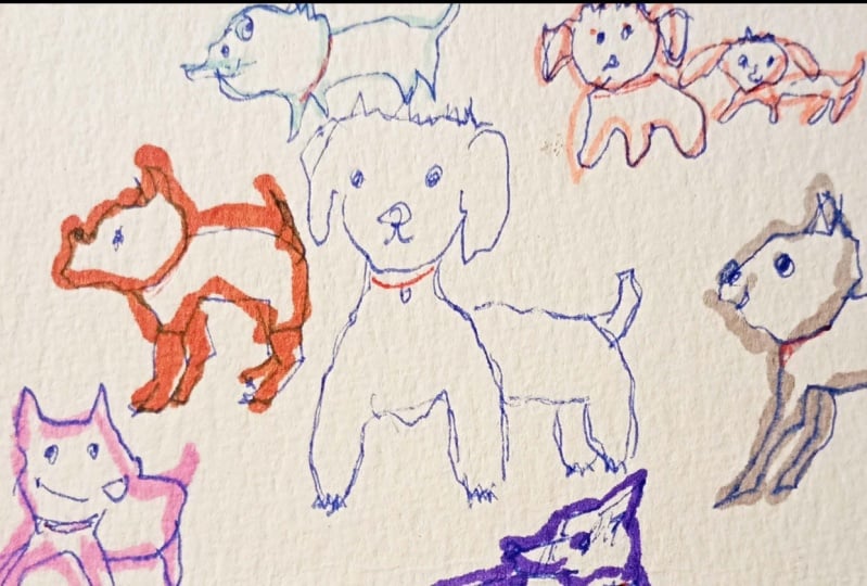 Dog doodles