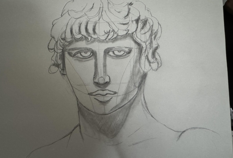 How to easily draw a portrait part 2