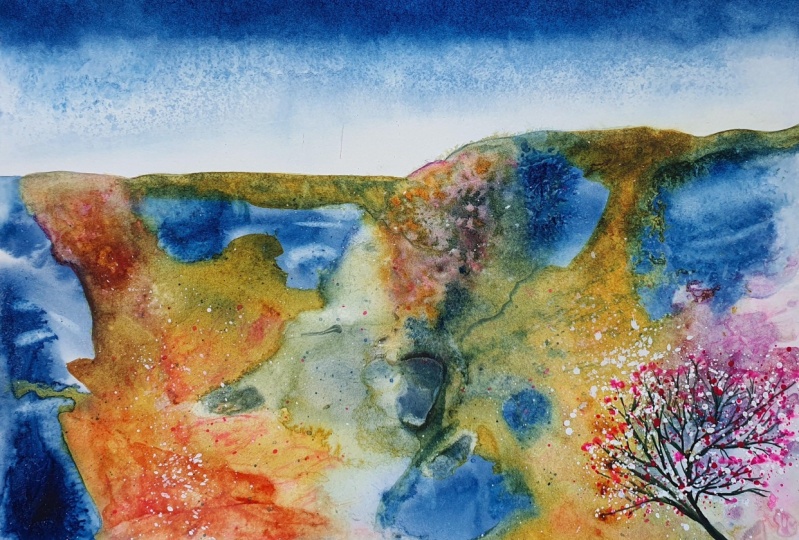 Abstract Watercolor Landscapes - Part 3