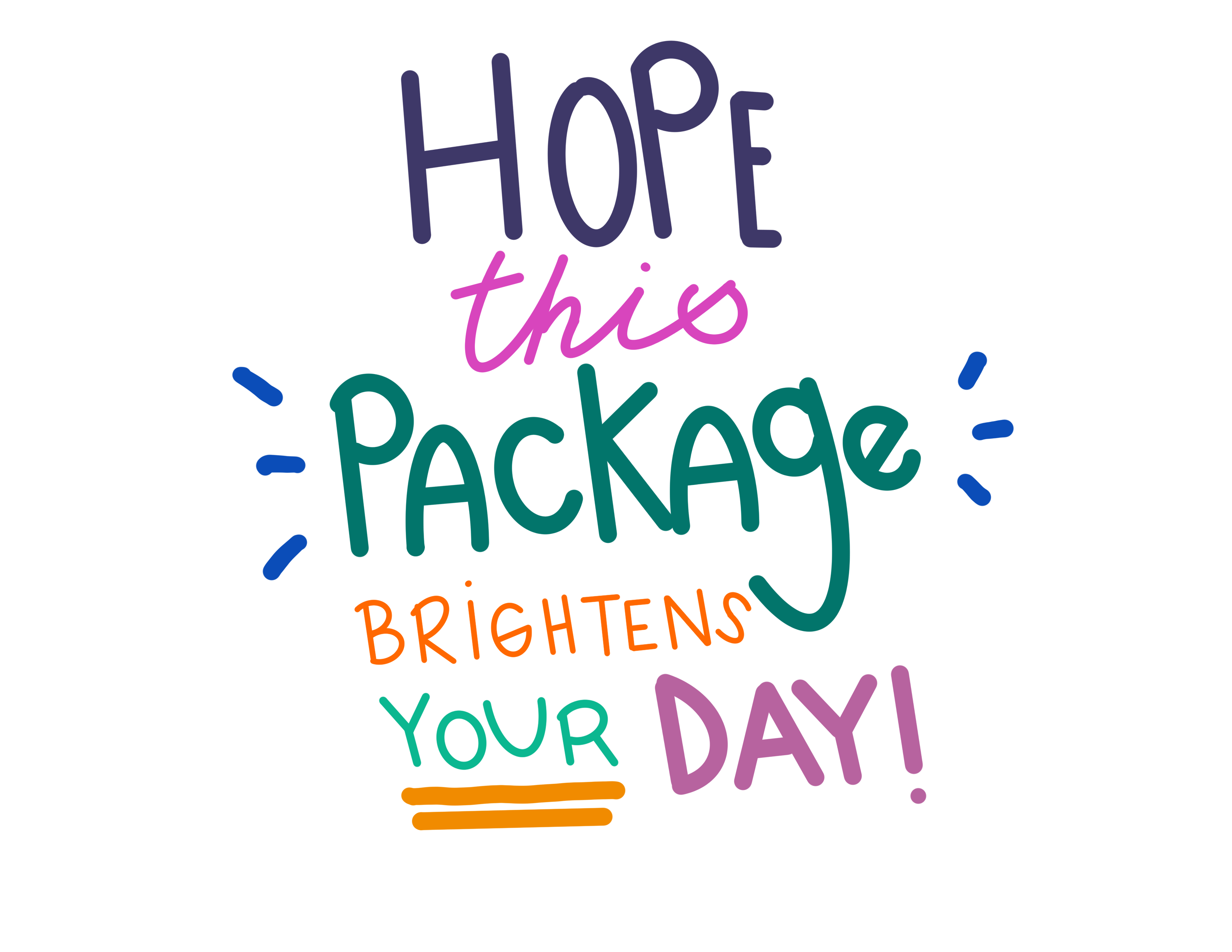 Package Sticker - student project