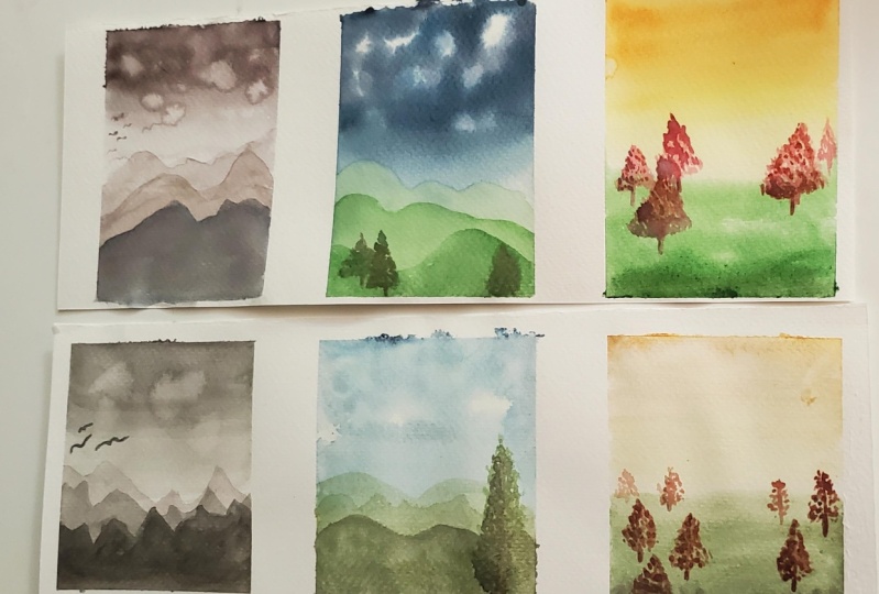 Watercolor Landscapes