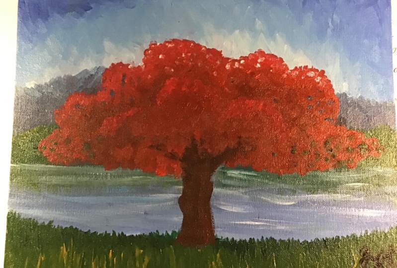 Red tree