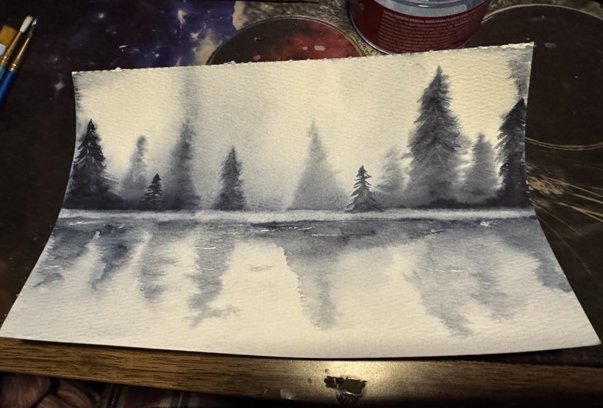 Misty Forest - student project