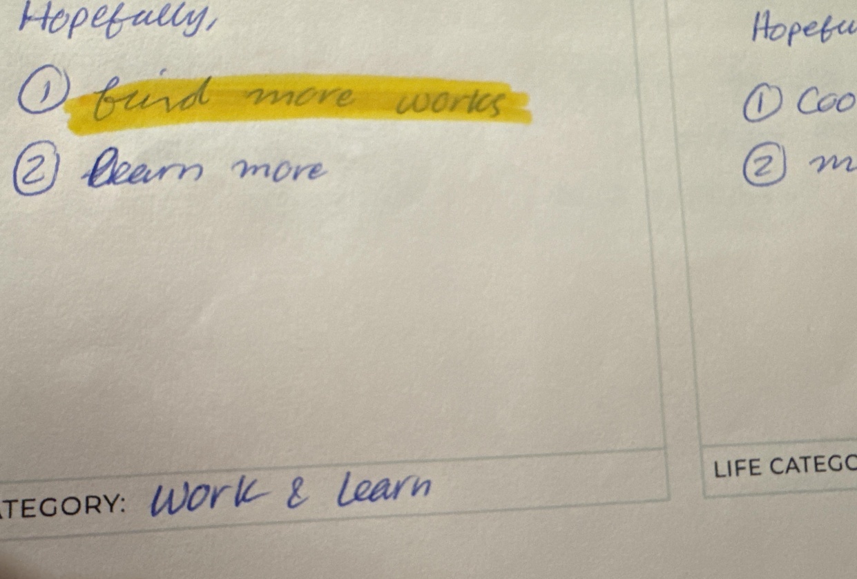 Hopefully, Goal of 2025 - student project