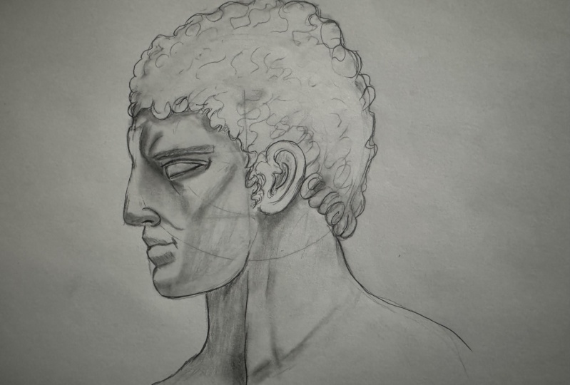 How to easily draw a portrait part 3