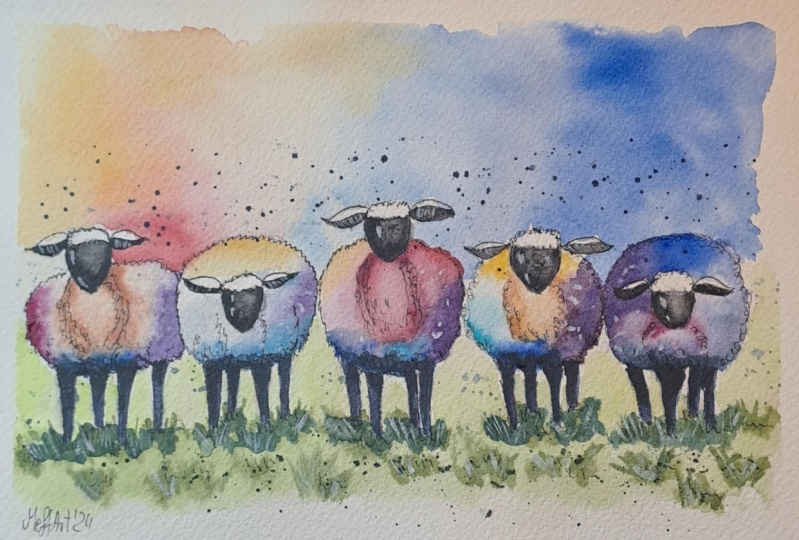Funny sheeps