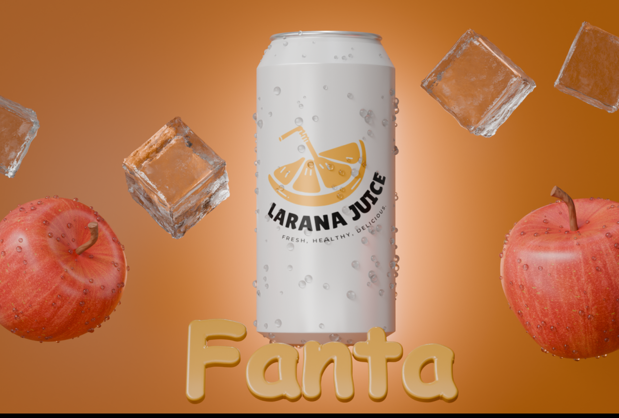 Fanta Soda Can - student project