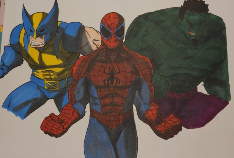 Shading with 3-4 markers