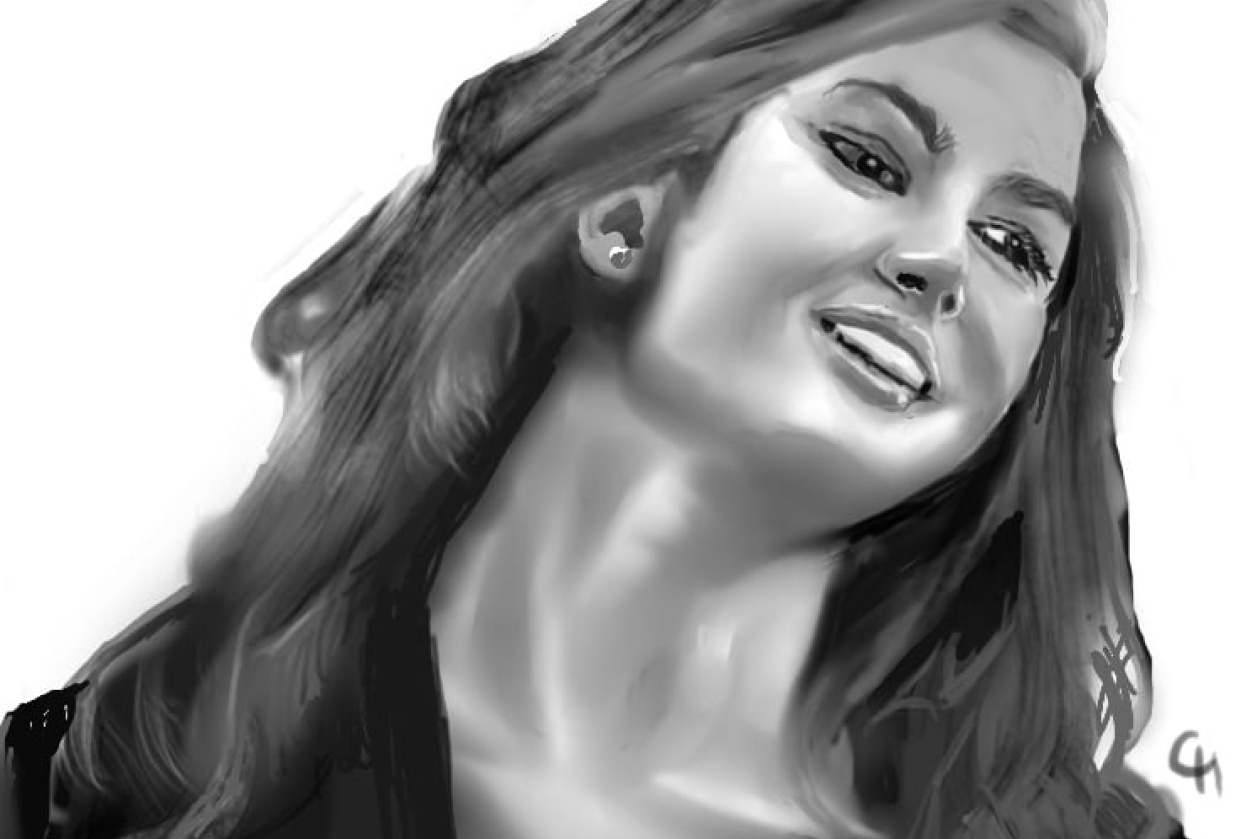 Young lady - student project