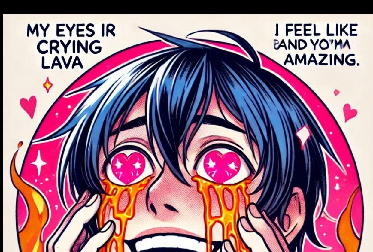 Crying Tears of Lava - student project