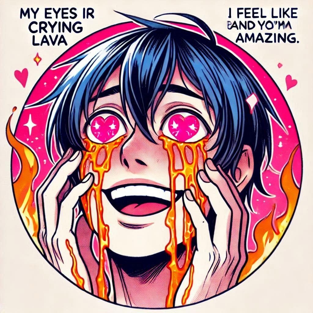 Crying Tears of Lava - student project