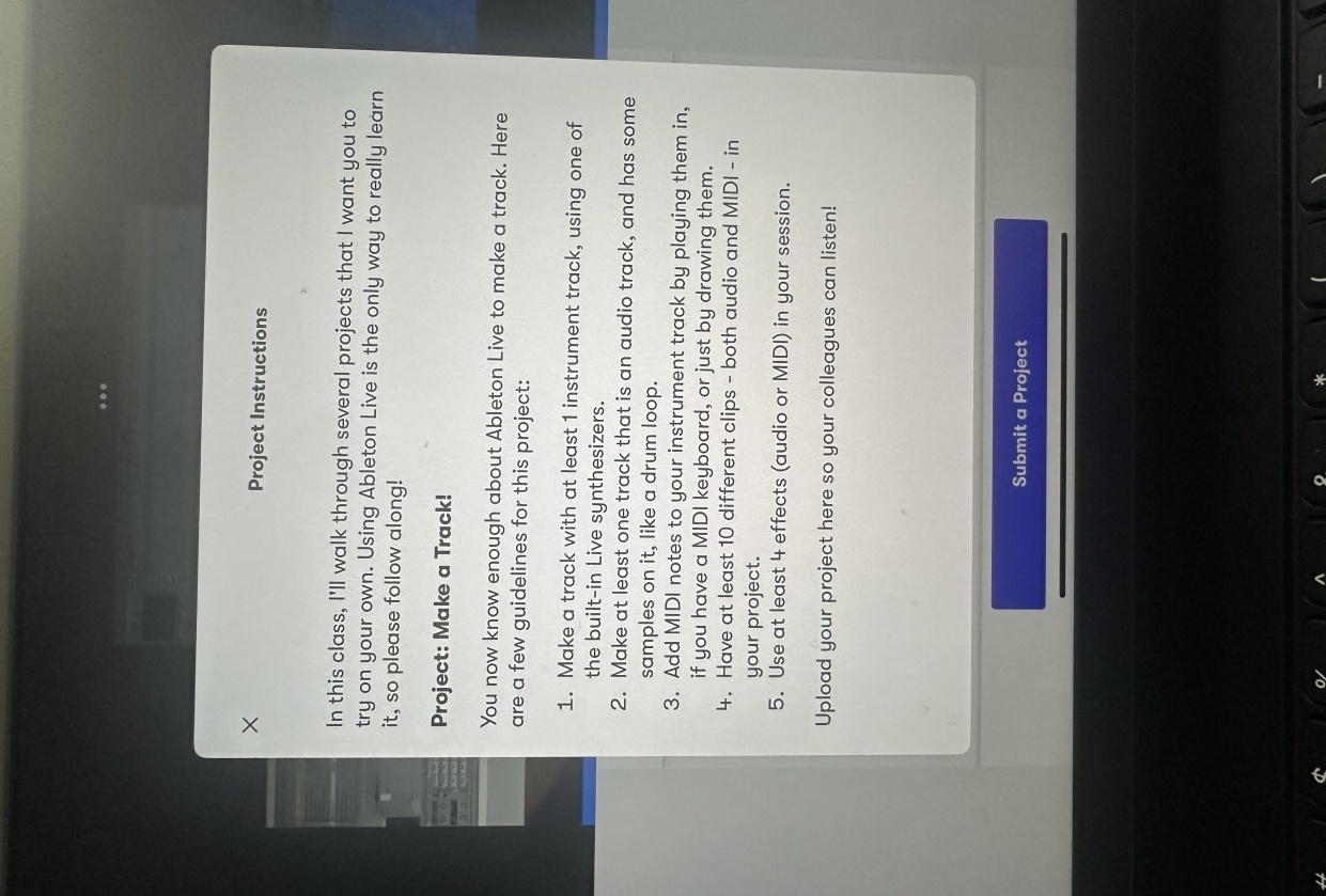 Daehan’s first part assignment - student project