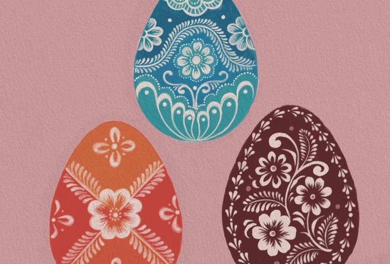3 eggs