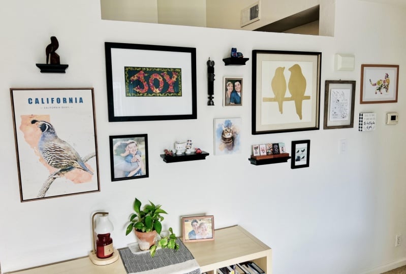 Hallway Gallery Wall