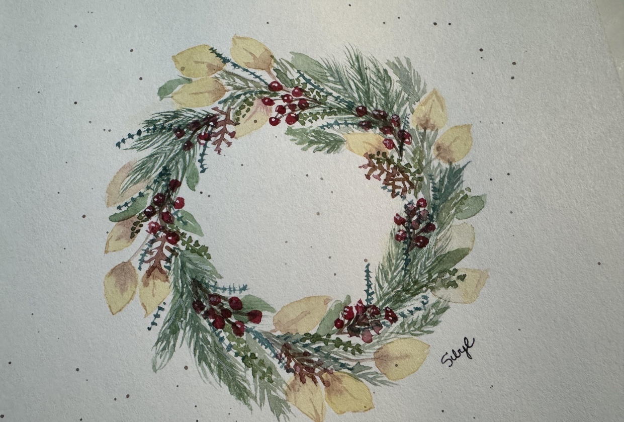 Winter Wreath - student project