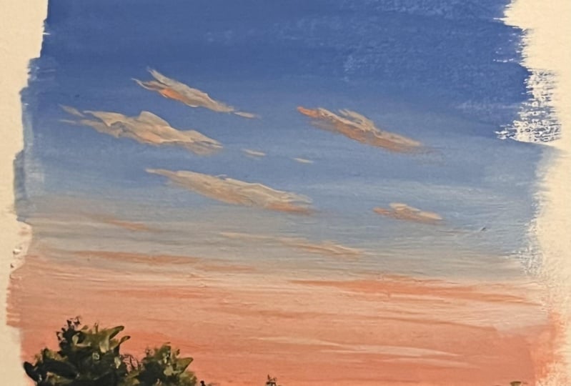 Gouache Landscape