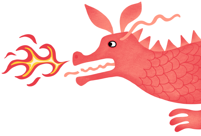 Sample Project - Dragon on a Wet Road Surface