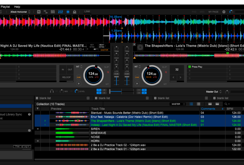 My first DJ mix on an old laptop :)