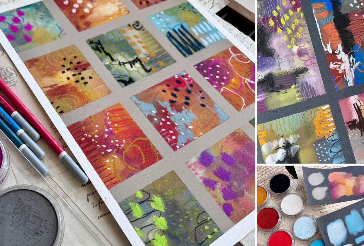 Pan Pastels Unleashed: Composition, Color Palettes, and Creative Expression - student project